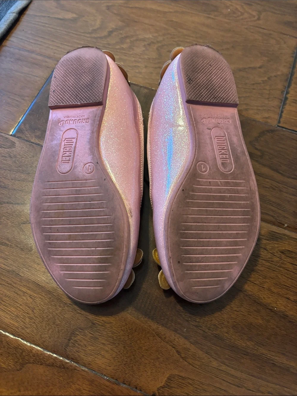 Wicked Girls' Pink Butterfly Ballet Flats